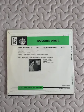 Vinilo Dolores Abril - HH 17-193