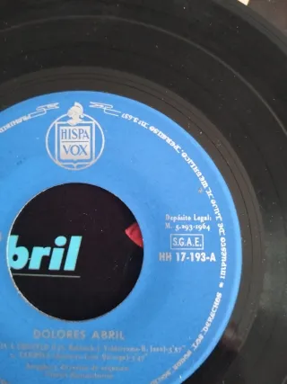 Vinilo Dolores Abril - HH 17-193
