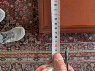 Mesa de centro de caoba con tapa de cristal