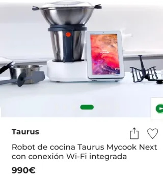 Robot Cocina Taurus Mycook Next Wi-Fi