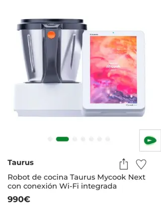 Robot Cocina Taurus Mycook Next Wi-Fi