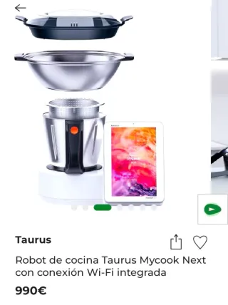 Robot Cocina Taurus Mycook Next Wi-Fi