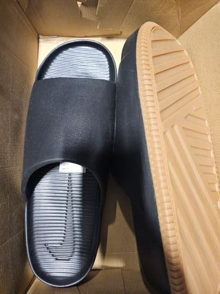 Chanclas Nike Calm Slide Negras Talla 54.5