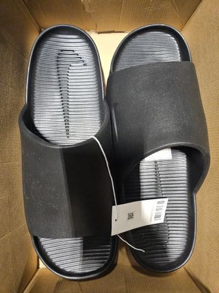 Chanclas Nike Calm Slide Negras Talla 54.5