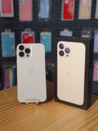 IPHONE 13 PRO MAX 128GB DORADO 100% BATERIA.