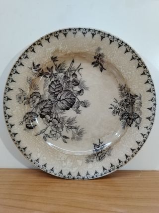 PLATO ANTIGUO MARCA SARREGUEMINES