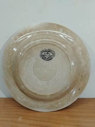 PLATO ANTIGUO MARCA SARREGUEMINES