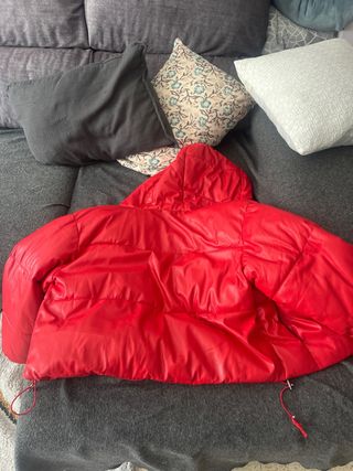 Anorak rojo acolchado