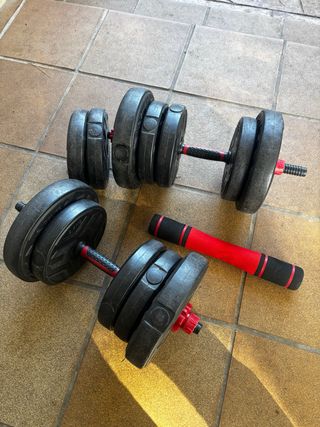 Pareja Mancuernas Ajustables 2x20kg