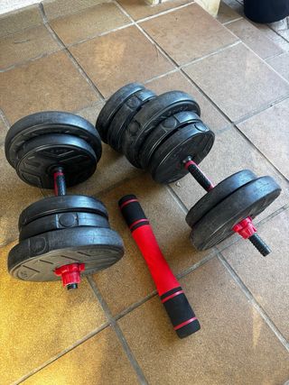 Pareja Mancuernas Ajustables 2x20kg