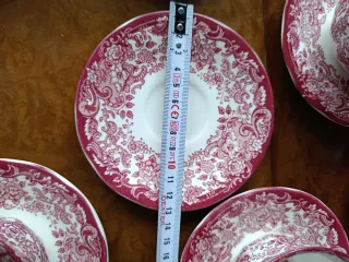 Juego Cartuja de Sevilla 12 Tazas y 12 Platos.