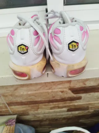 Zapatillas niña rosa y blanco