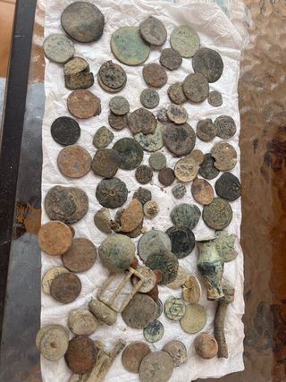 Lote monedas romanas y medievales