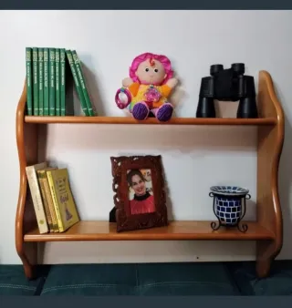 Estantería madera maciza provenzal 77x70