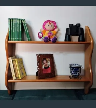 Estantería madera maciza provenzal 77x70