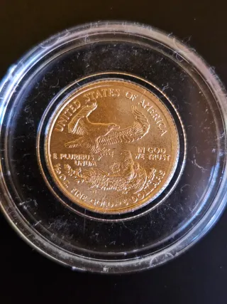 Moneda Oro American Eagle 1/10 Oz 9999