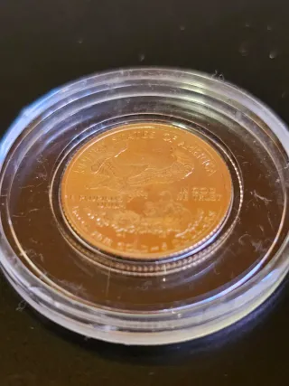 Moneda Oro American Eagle 1/10 Oz 9999