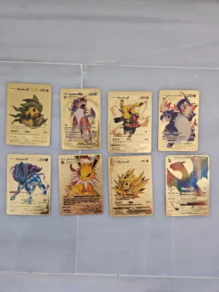 Cartas Pokémon Doradas V VMAX GX