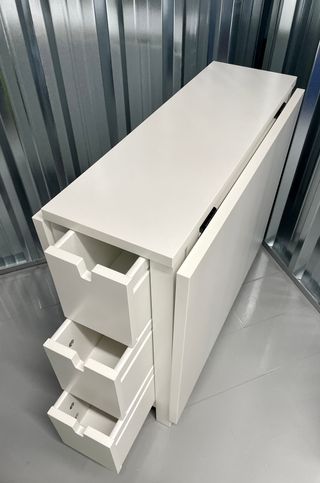 Mesa plegable Ikea blanca Norden