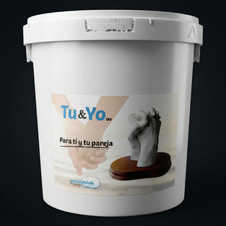 Kit para hacer moldes de manos en escayola