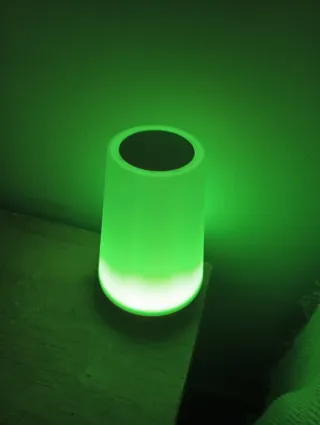 Lámpara LED de colores 15x10 cm