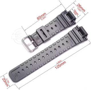 Correa compatible con Casio G-Shock  Beige 16 mm
