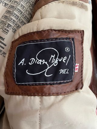 Cazadora Piel Diaz Miguel Talla 48 (L)