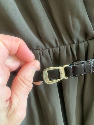 Vestido Massimo Dutti  caqui