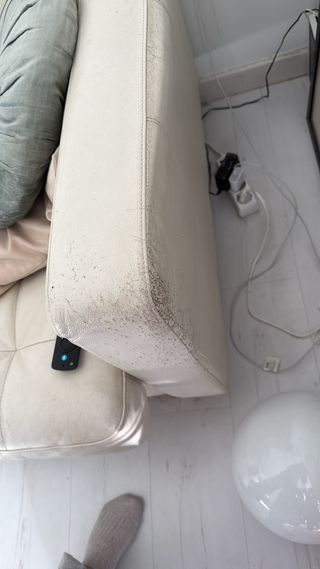 Sofá IKEA 3 plazas piel beige