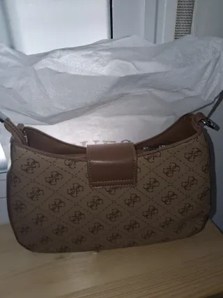 Bolso Guess Beige y Marrón