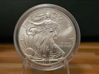 Moneda Plata 9999 American Eagle 2015