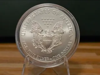 Moneda Plata 9999 American Eagle 2015