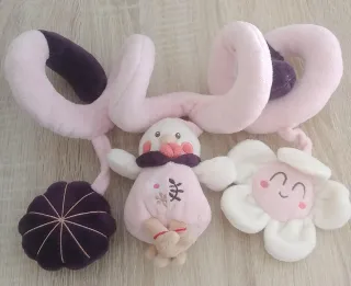 Móvil espiral bebé peluche