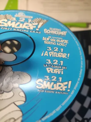 3,2,1 Smurf! PS1 Racing Game Infogrames