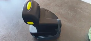 Cámara Polaroid 600 azul y amarilla