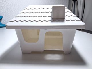 Casita para hámster de plástico