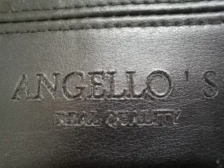 Bolso negro vintage negro piel