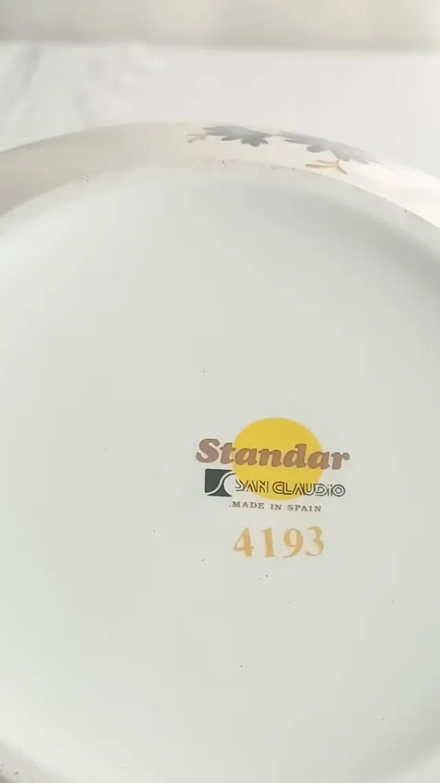 3 Bandejas vintage San Claudio florales