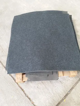 Moqueta gris para suelos de interior 1m x 1m