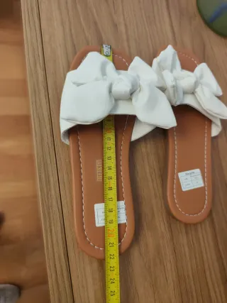 Sandalias lazo blancas talla 34