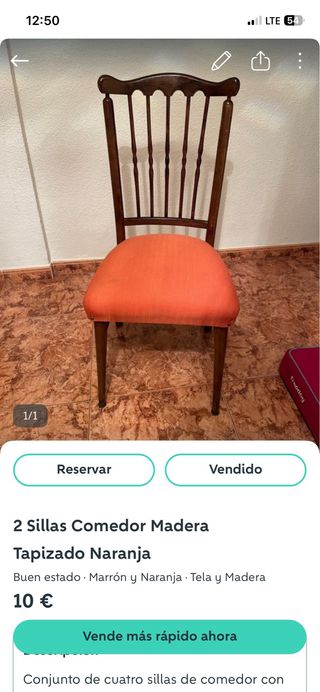 Mesa redonda comedor madera y cristal