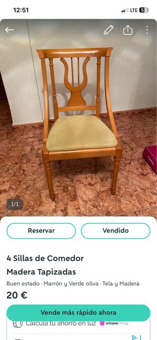 Mesa redonda comedor madera y cristal