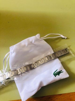 Pulsera Plata Lacoste Original