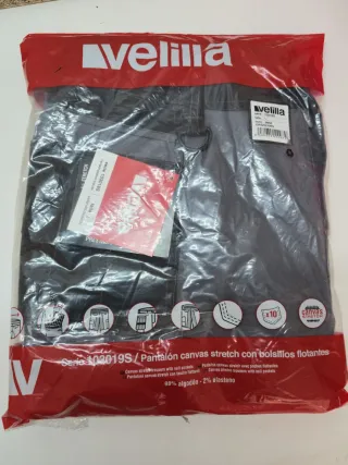 Pantalón trabajo Velilla gris talla L
