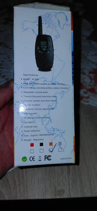 2 Walkie Talkies  Floureon  XF-638 Naranja