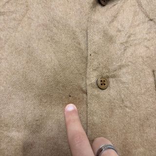 Camisa Vintage Banana Republic L 100%m Camel Hair