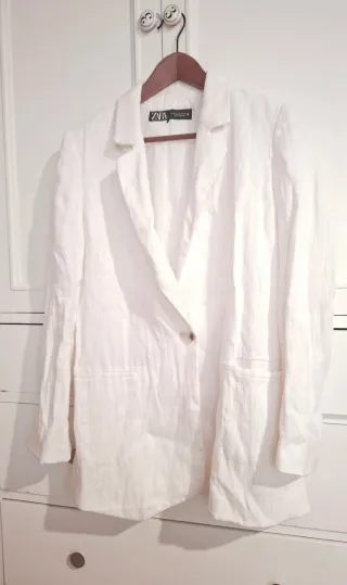 Blazer blanco Zara