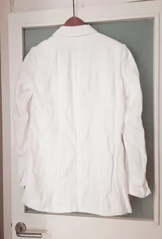 Blazer blanco Zara