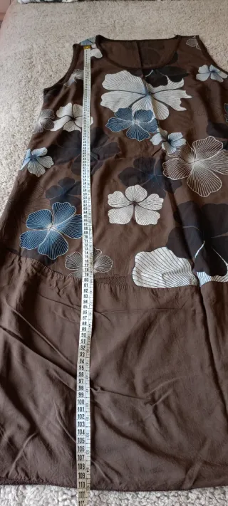 Abito floreale ampio taglia XL