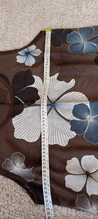 Abito floreale ampio taglia XL